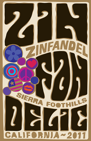 2011 Sierra Foothills Old Vine Zinfandel - Label