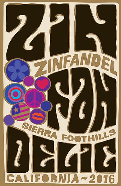 2016 Sierra Foothills Old Vine Zinfandel - Label